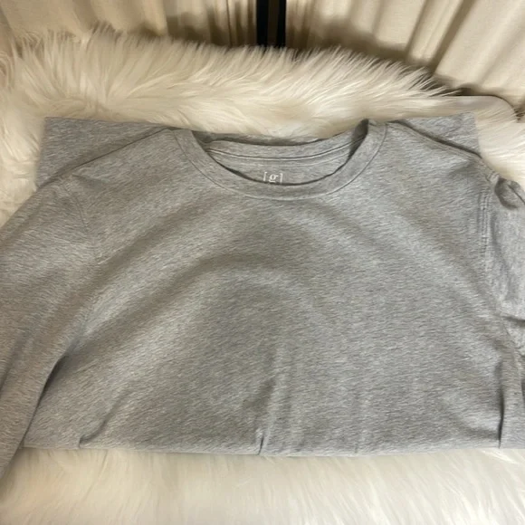 ❗️LAST CHANCE❗️EXCELLENT CONDITION! GEORGE HEATHER GREY SOFT LONG SLEEVE TEE M - Picture 8 of 10
